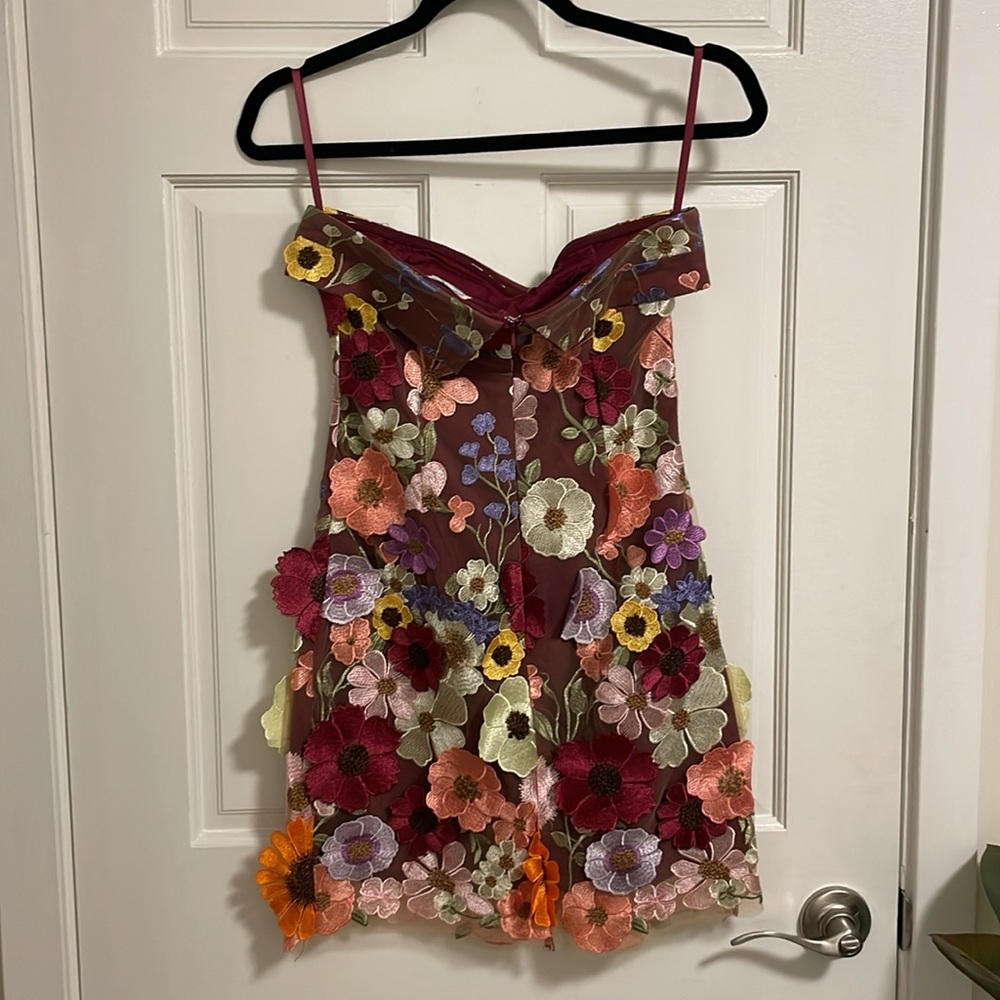 Gigi & Ella Floral Mini Dress - Picture 3 of 3